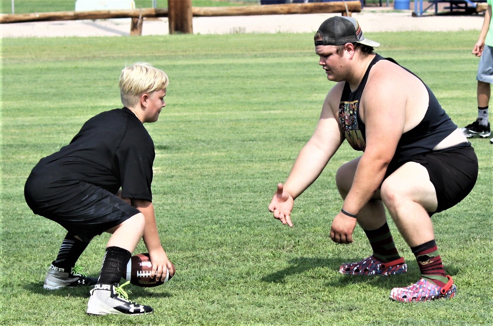 Tigers hold youth football camp